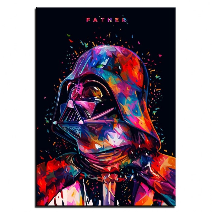 Tableau Dark Vador Pop