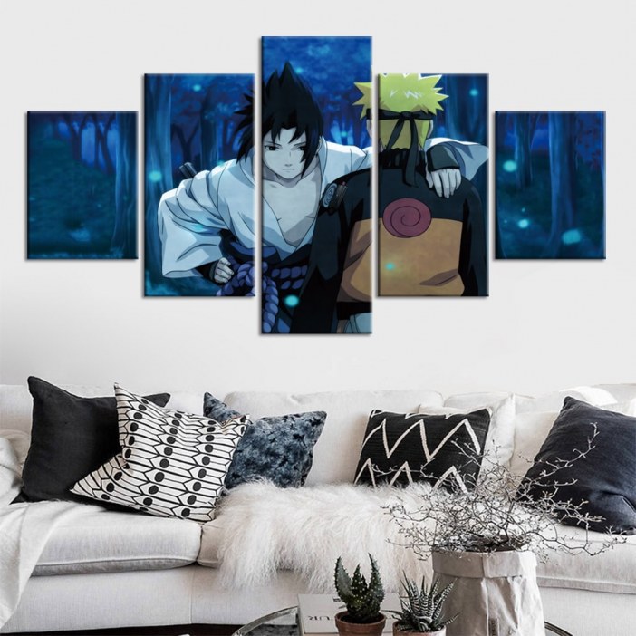 Tableau Naruto et Sasuke
