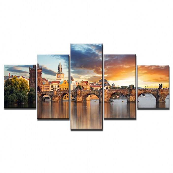 Tableau Pont Charles, Prague Tableau Autres Villes Tableau Ville