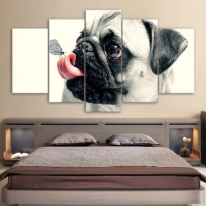 Tableau chien carlin Tableau Chien Tableau Animaux format: Horizontal