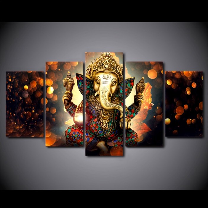 Tableau éléphant Hindou Tableau Éléphant Tableau Animaux