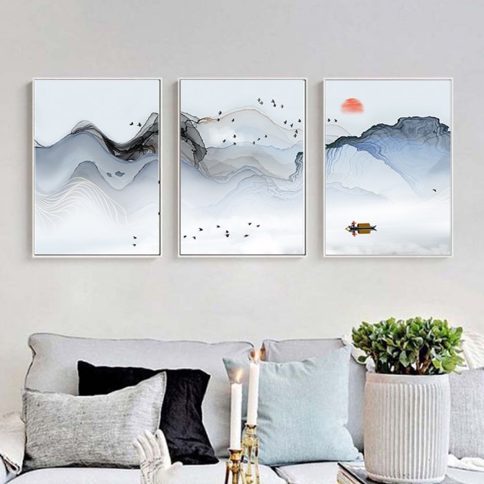 Tableau voyage nordique Tableau Abstrait