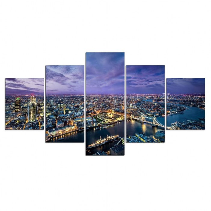 Tableau éclairage nocturne de Londres