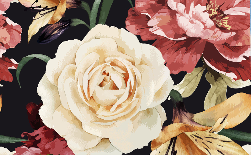 Tableau Fleur • Tabloide