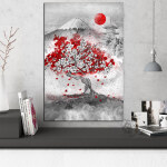 Tableau cerisier japonais Tableau Japonais Tableau Monde