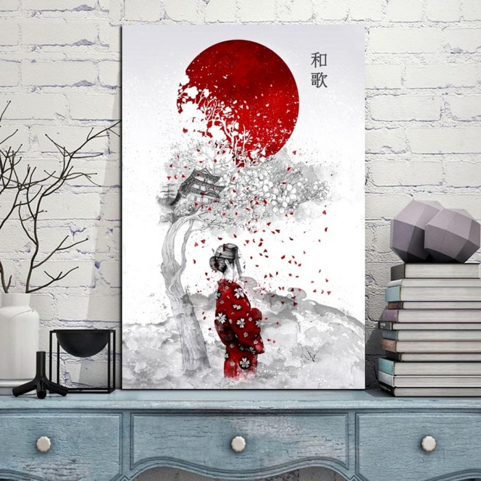 Tableau japonais sakura