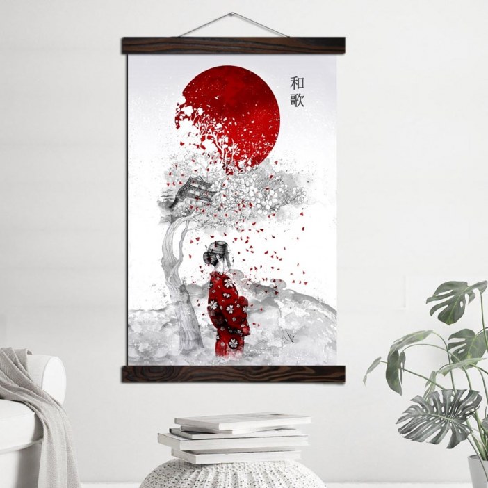 Tableau japonais sakura
