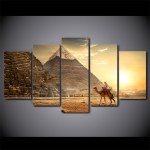Tableau pyramides et chameau
