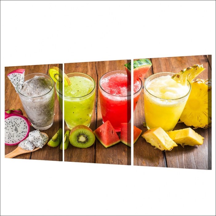 Tableau 4 smoothies fruits