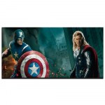 Tableau Captain America et Thor