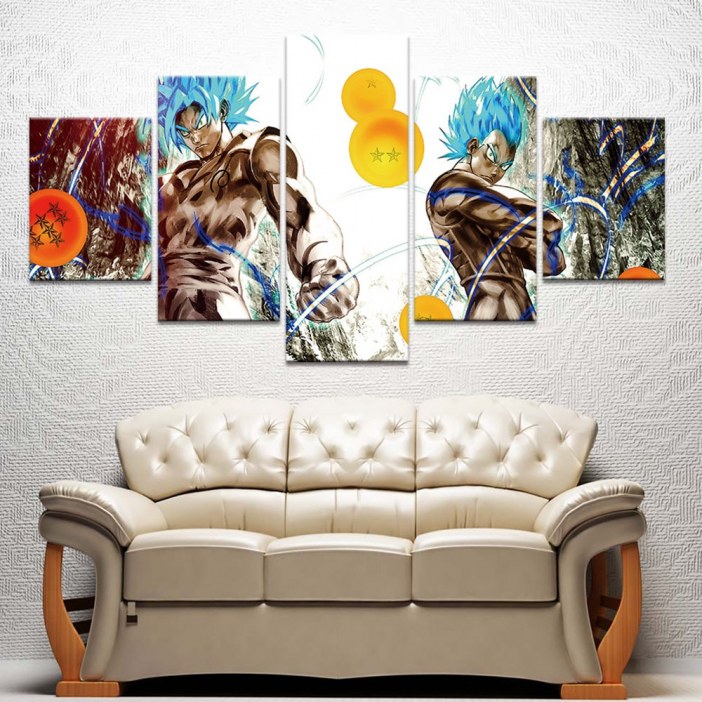 Tableau Dragon Ball. et les boules du Dragon