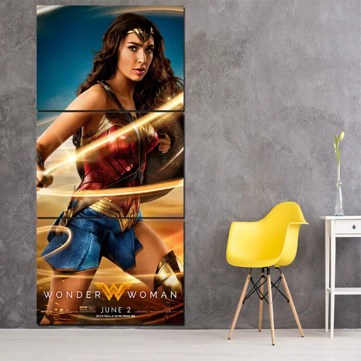 Tableau affiche du film Wonderwoman