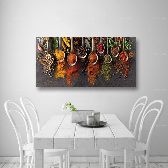 Tableau épices du monde Tableau Cuisine Tableaux originaux taille: XXS|XS|S|M|L|XL|XXL