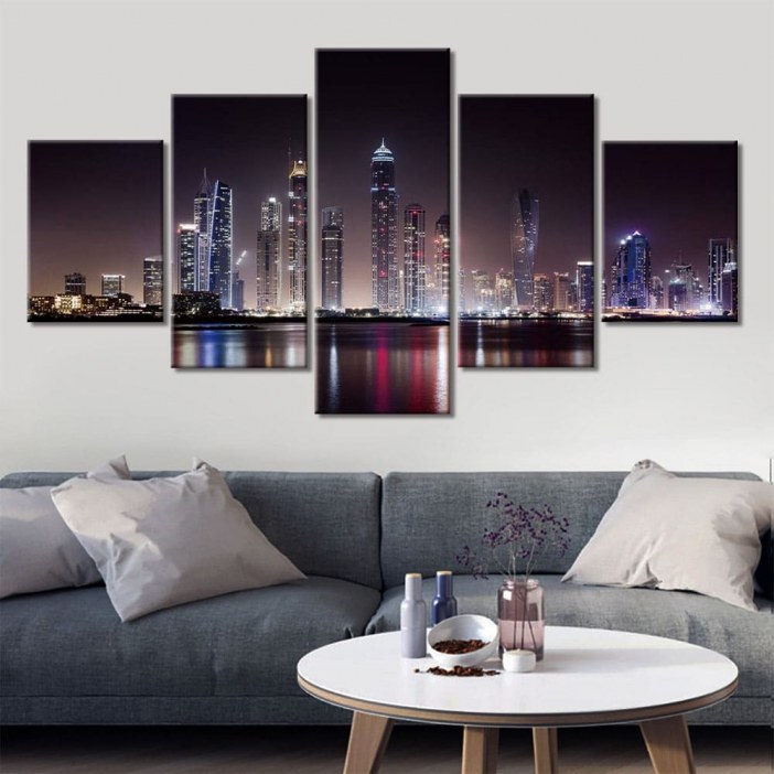 Tableau nuit brune de New York