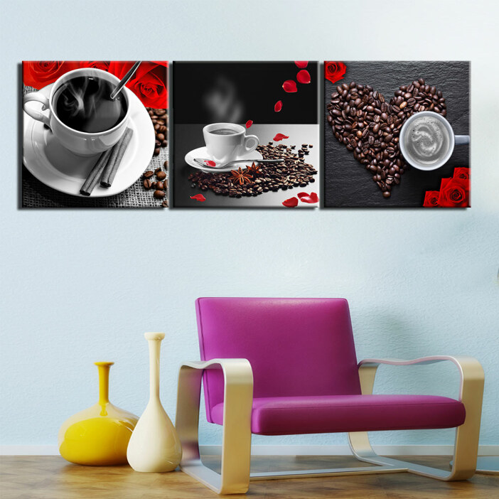 Tableau un amour de café