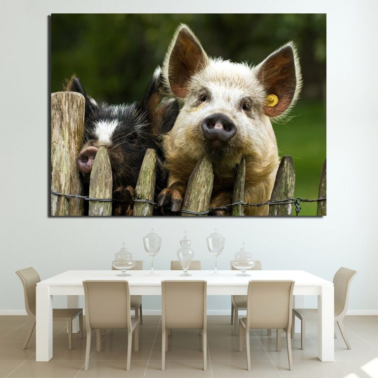 Tableau 2 Cochons Derri re Une Barri re Tabloide tableau-2-cochons-derri-re-une-barri-re-tabloide