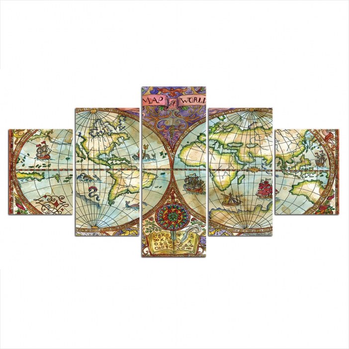 Tableau carte du monde navigateur