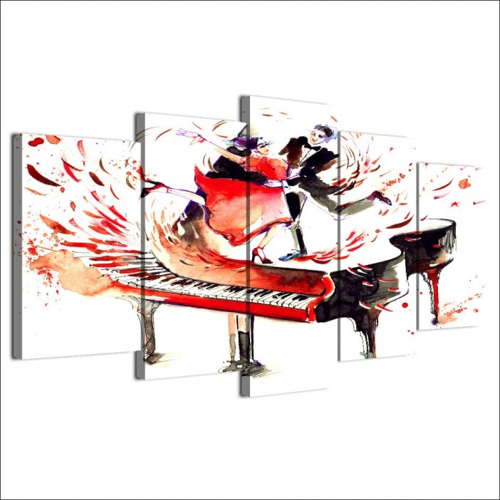 Tableau danse sur un piano Tableau Danseuse Tableau Sport taille: S|M|L|XL