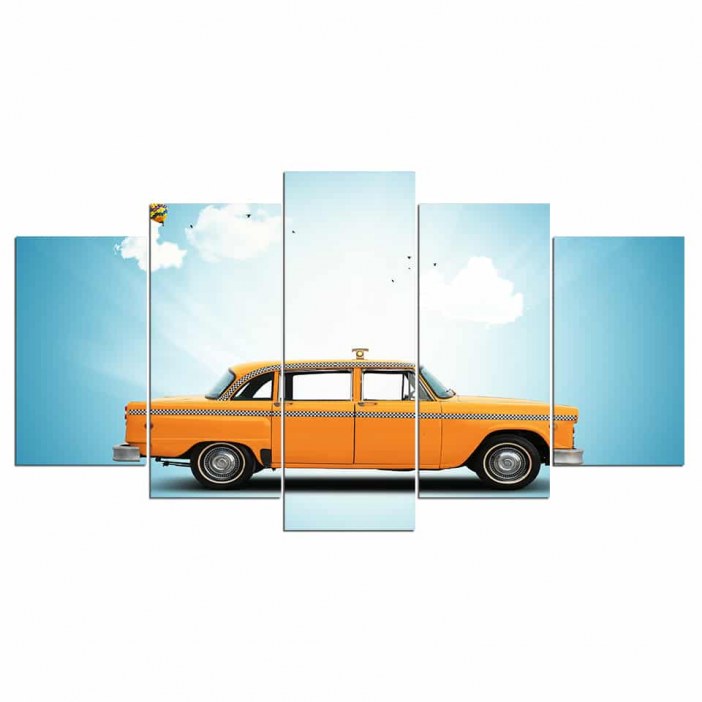 Tableau taxi jaune