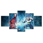Tableau force de Son Goku et Végéta Tableau Dragon Ball Z Tableau Geek
