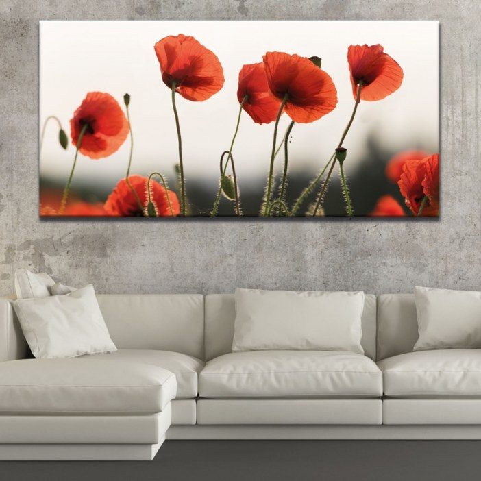 Tableau coquelicot moderne Tableau Fleur Tableau Nature