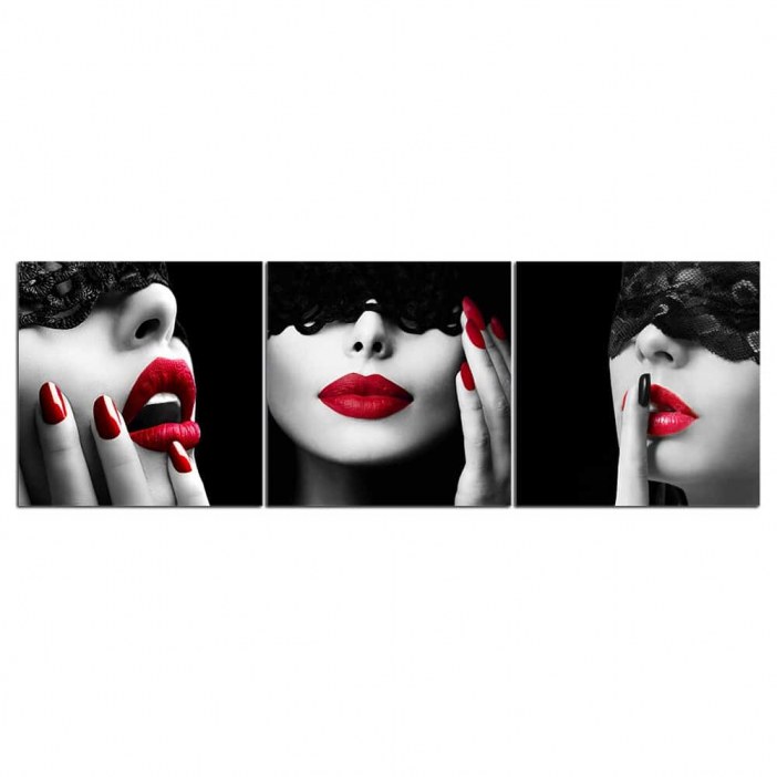 Tableau femme noir et blanc