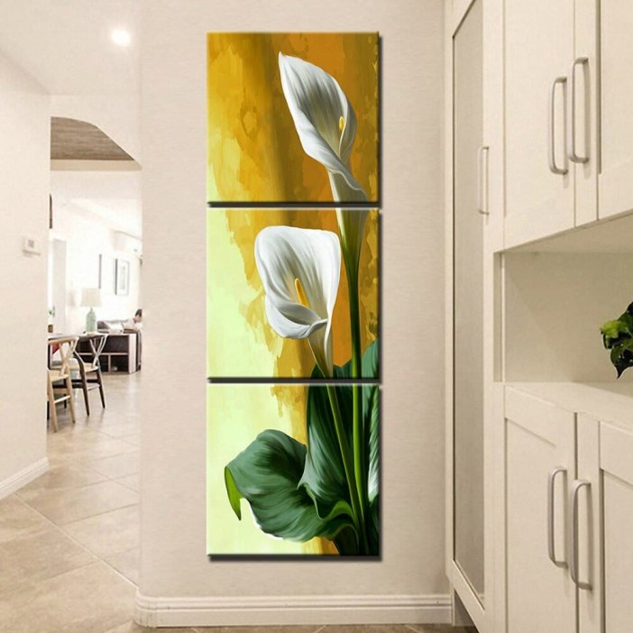 Tableau fleurs blanches