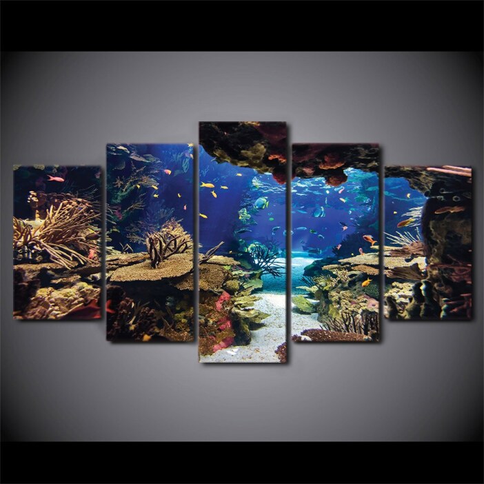 Tableau fond marin