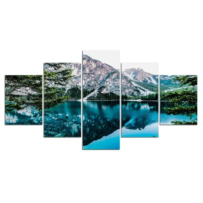 Tableau lac de montagne Tableau Montagne Tableau Nature Tableau Paysage taille: S|M|L|XL