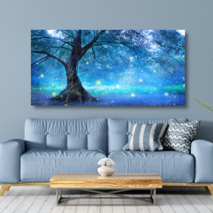 Tableau Arbre enchanté Tableau Nature Tableau Arbre