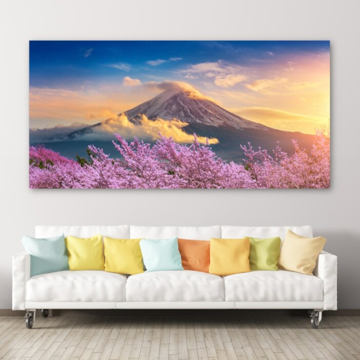 Tableau Mont Fuji Tableau Montagne Tableau Nature Tableau Paysage