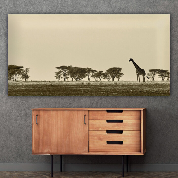 Tableau Girafe dans la savane Uncategorized