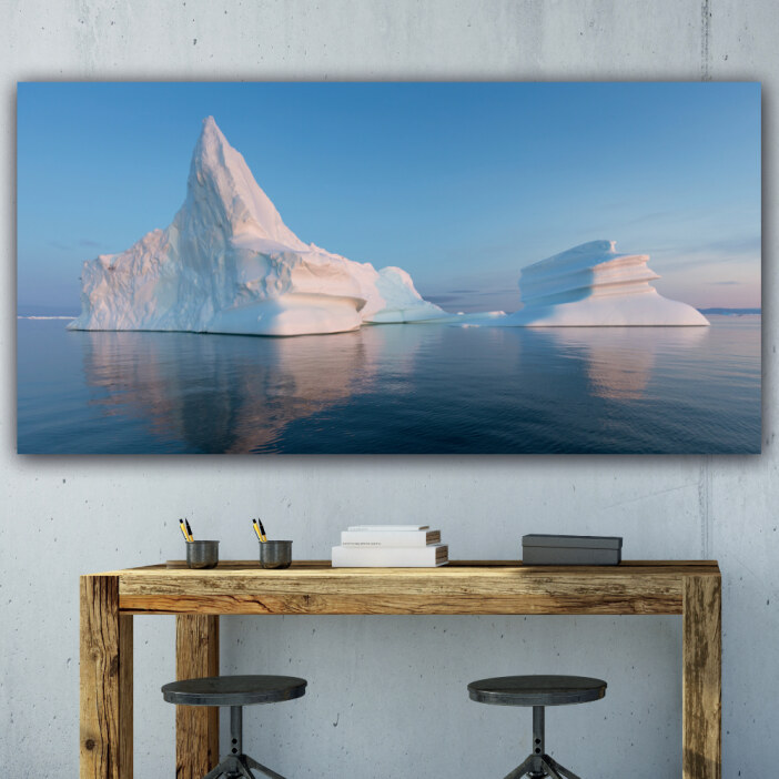 Tableau Icebergs Tableau Nature Tableau Paysage