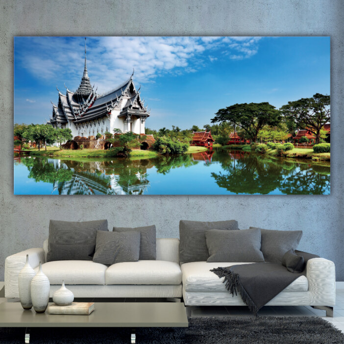 Tableau Ancienne ville Tableau Monde Tableau Thaïlandais