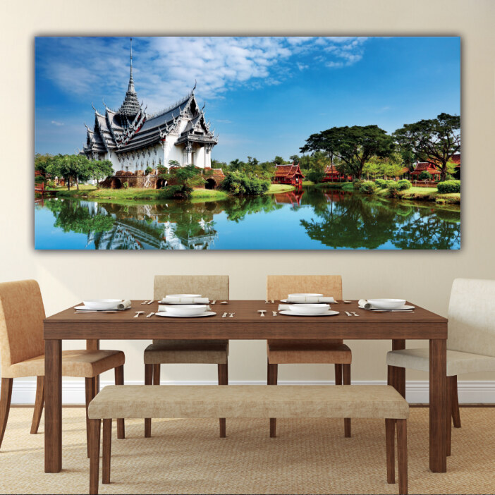Tableau Ancienne ville Tableau Monde Tableau Thaïlandais