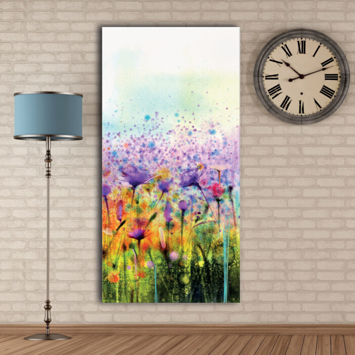 Tableau Fleurs abstraites Tableau Abstrait Tableau Fleur Tableau Nature