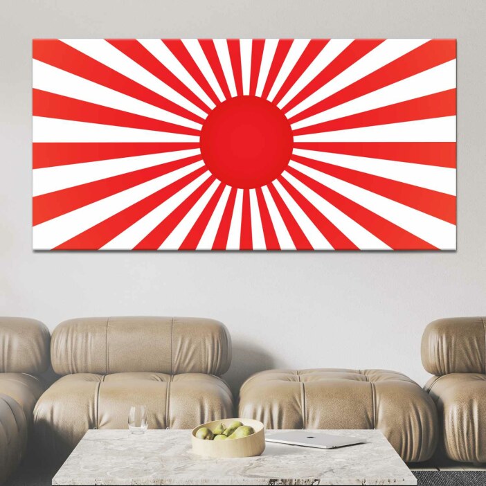 Tableau Drapeau du soleil levant