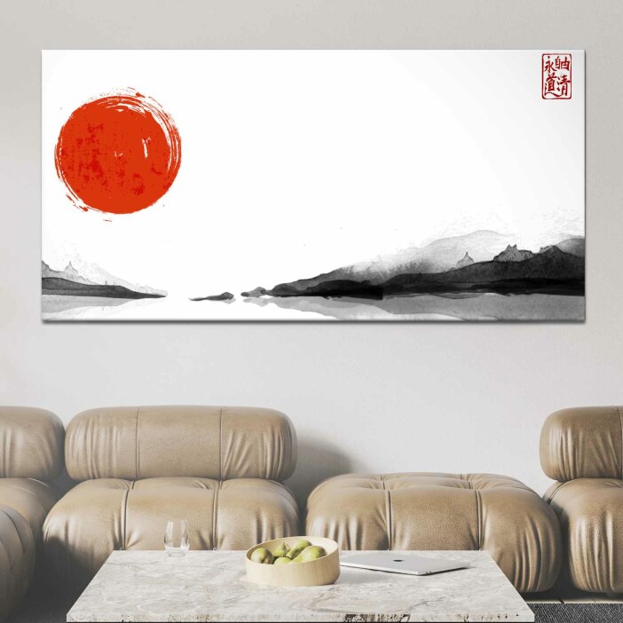 Tableau Paysage Japonais