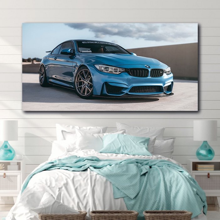 Tableau BMW M4 F82 bleue