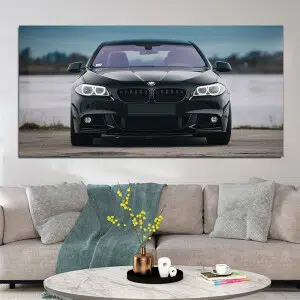 Tableau BMW M5 F10 noire Tableau BMW Tableau Voiture Tableaux originaux format: Horizontal