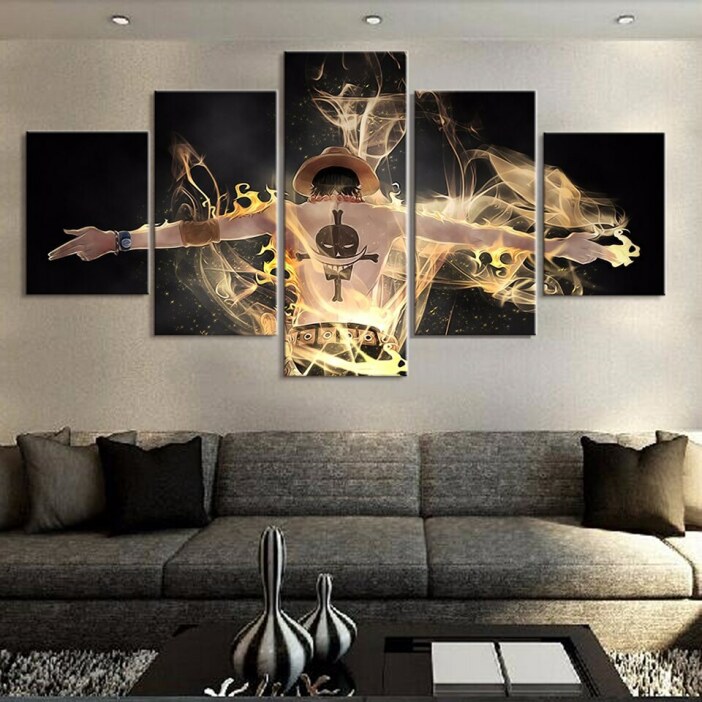 Peinture murale en toile, 5 panneaux avec personnage de One Piece, décoration de maison, cadre imprimé d’image moderne HD Uncategorized b69a2031f5475bad48ac93: 10x15 10x20 10x25cm|20x35 20x45 20x55cm|30x40 30x60 30x80cm|40x60 40x80 40x100cm