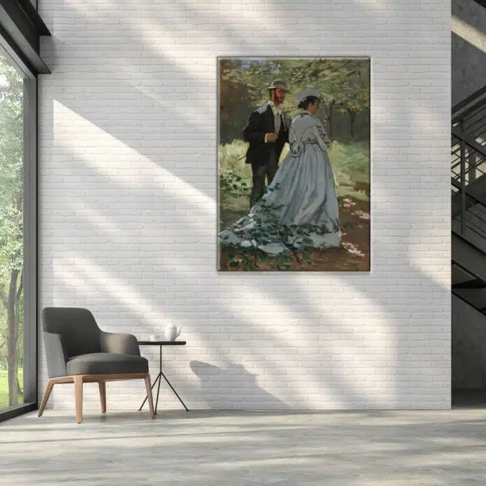 Tableau Monet Bazille et Camille Tableau Artiste Peintre Tableau Monet taille: XXS|XS|S|M|L|XL|XXL