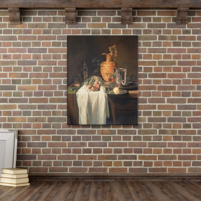 Tableau Nature morte avec aiguière, vases et grenade Tableau Nature Tableau Nature morte taille: XXS|XS|S|M|L|XL|XXL
