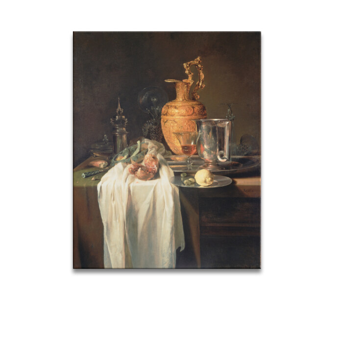 Tableau Nature morte avec aiguière, vases et grenade Tableau Nature Tableau Nature morte taille: XXS|XS|S|M|L|XL|XXL