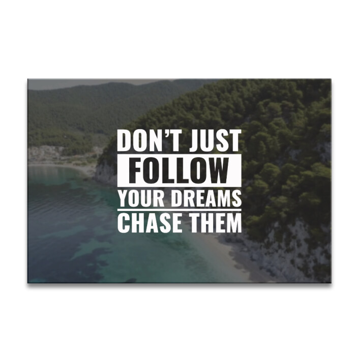 Tableau Motivation suivez vos rêves Tableau Motivation Tableaux originaux taille: XXS|XS|S|M|L|XL|XXL
