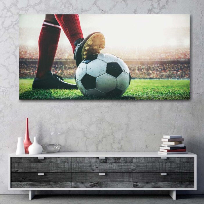Tableau joueur de Football Tableau Football Tableau Sport taille: XXS|XS|S|M|L|XL|XXL