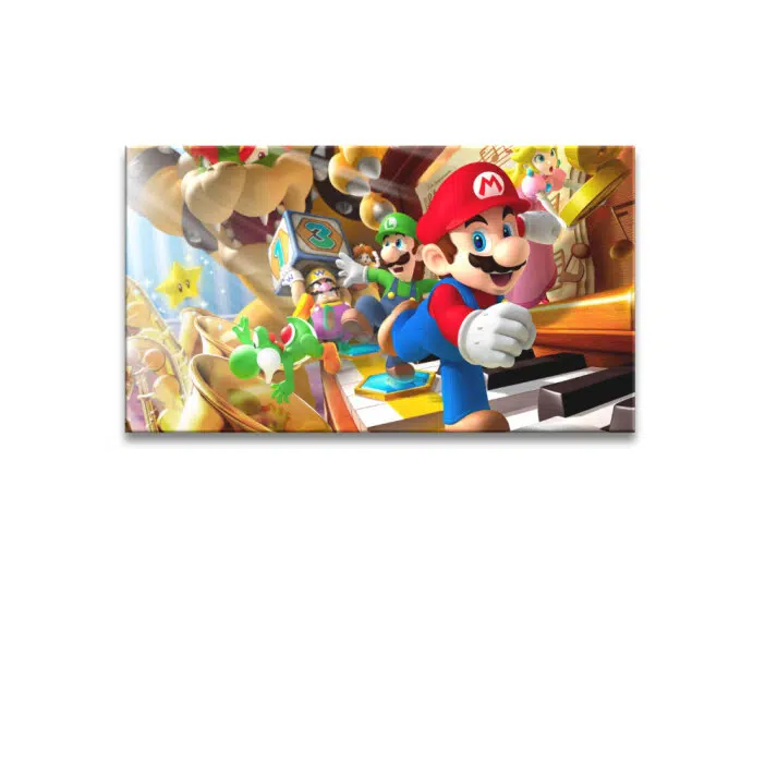 Tableau mario s’enfuyant de bowser Tableaux originaux Tableau Geek Tableau Super Mario taille: XXS|XS|S|M|L|XL|XXL