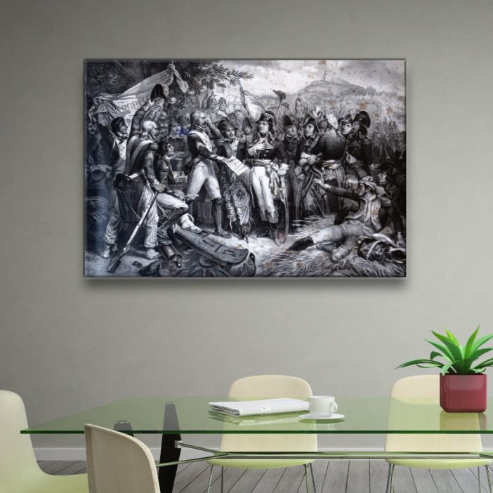 Tableau Napoléon Bonaparte avec son armée à la bataille de Lodi Tableau Napoleon taille: XS|S|M|L|XL|XXL