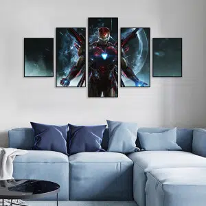 Tableau du célèbre héros Iron Man de l'univers Marvel