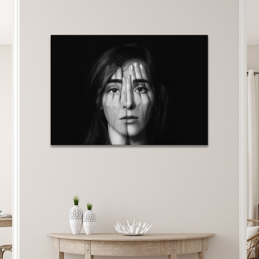 Tableau visage surréaliste – Image 2